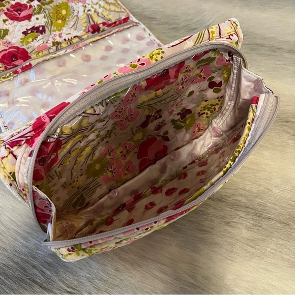 VERA BRADLEY Make Be Blush 2010 Iconic Large Hanging Organizer Trifold Cosmetic - Picture 10 of 15